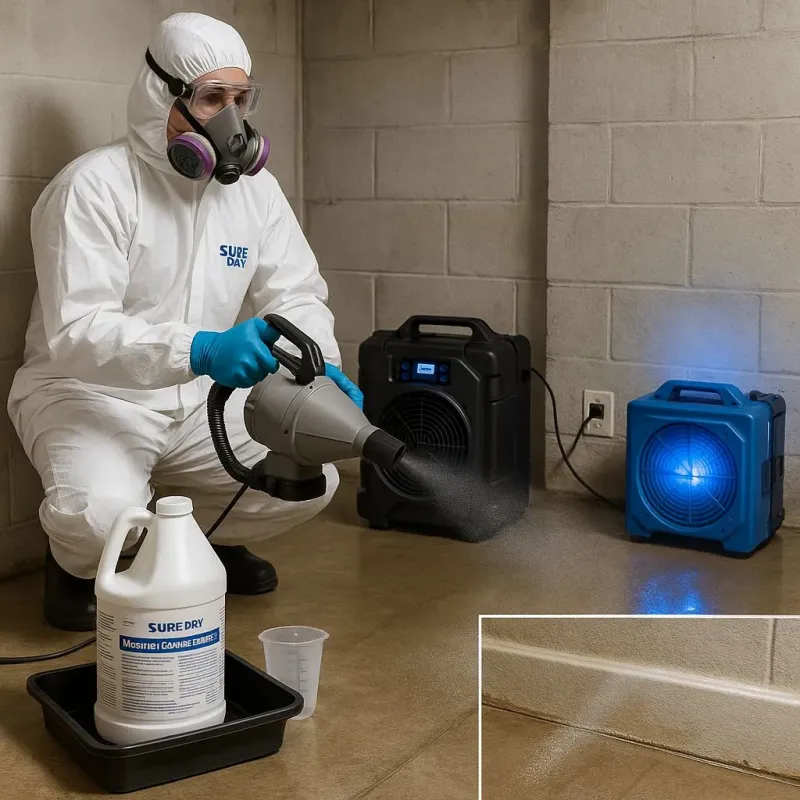 Sanitization and Odor Removal process in Centereach, NY