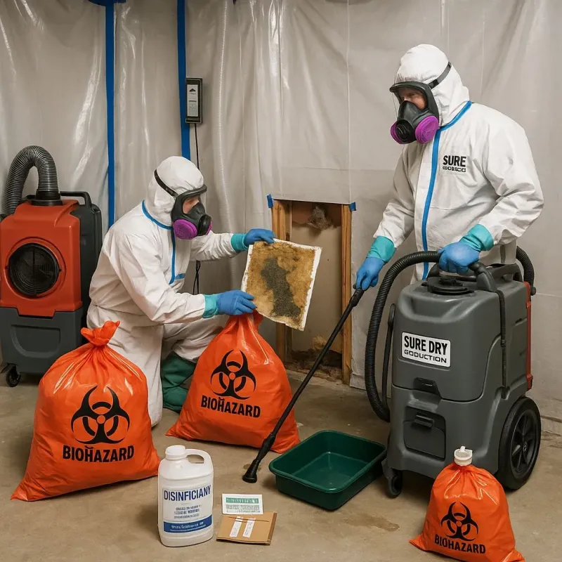 Contaminated Water Handling Protocols process in Centereach, NY