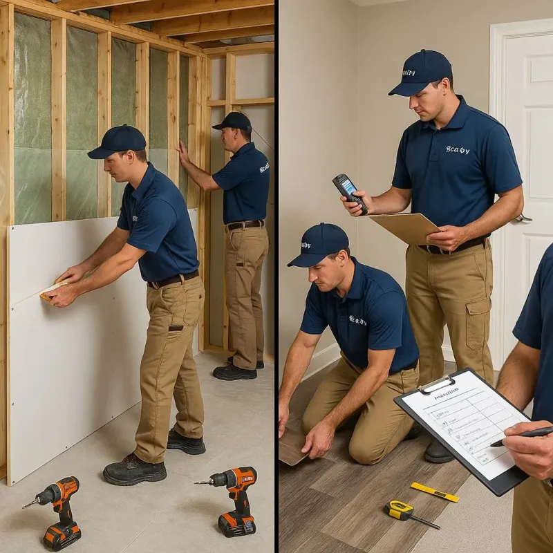 Repairs and Reconstruction process in Centereach, NY
